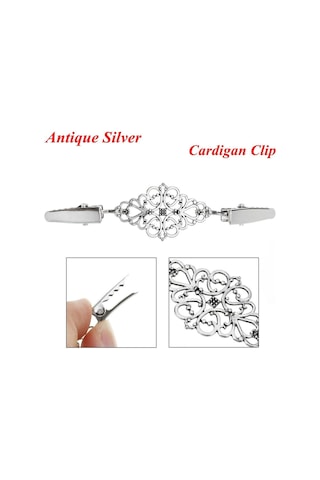 Moda Retro Yeni Ördek Klips Tokalar Kazak Bluz İğnesi Şal Broşu Hırka Klipsi Antik Gümüş