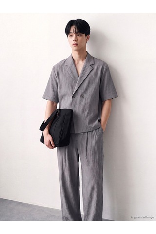 Lcw Vision Gri Loose Fit Erkek Gömlek
