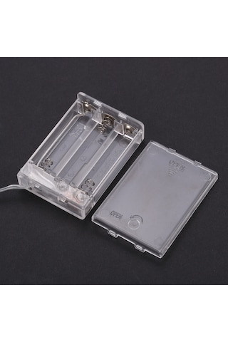 Hombey 5m 50 Led Renkli Işık Zinciri 4.5v 3w Ip65 Su Geçirmez Pilli Festivite Dekorasyonu Çok Renkli