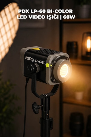 Pdx Lp-60 Bi-color Led Video Işığı 60w Ayarlanabilir Işık