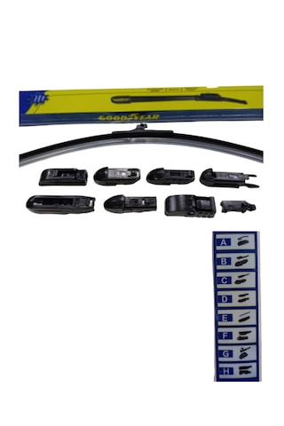 600mm Ön Silecek Süpürgesi Goodyear 8 Aparatlı