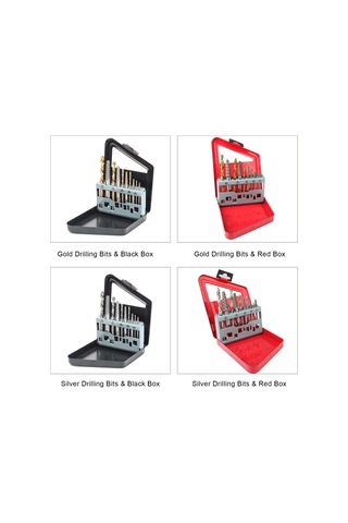 Singree 10 Adet Vidalı Çıkarma Ve Matkap Ucu Seti - Taşınabilir Hasarlı Vida Sökme Aleti 112 Karakter