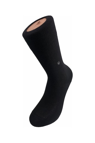 6'lı Yazlık Dikişsiz Pamuklu Erkek Çorabı-Siyah