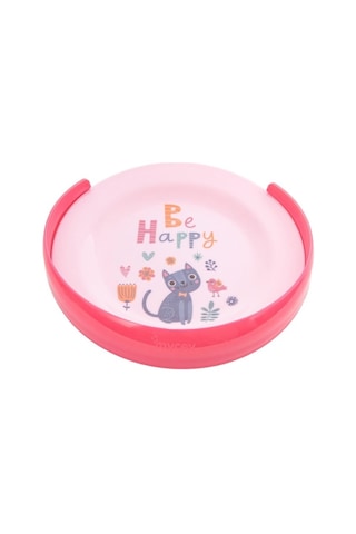 Mycey Vakumlu Eğitici Tabak Kız Pembe