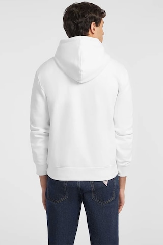Guess Erkek Beyaz Iconic Sweatshirt Beyaz