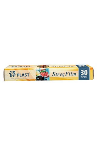 Gıda Streç Film Streç Film Kutulu 30cm X 30metre Yiyecek Tazelik Koruma Streç Film Rulosu 5 Adet