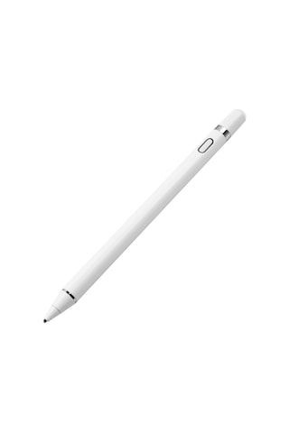 Neevoyu Beyaz Universal Kalem: 1.45mm Esnek Bakır Uçlu, İos/android/windows Uyumlu, 30 Dakika Otomatik Kapatma, Çizim Ve Yazma İçin Hassas Dokunmatik Kalem