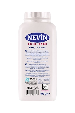 Nevin Nem Önleyici Bebek Pudrası