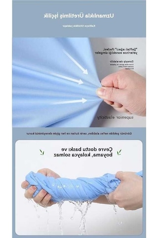 Yingfu Erkekler İçin Gizli Düğmeli, Uzun Kollu, Tek Renkli, Esnek İş Kıyafeti Gömlek Mavi Açık Mavi