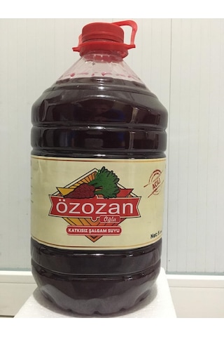 Özozan Acılı Katkısız Şalgam Suyu 5 L