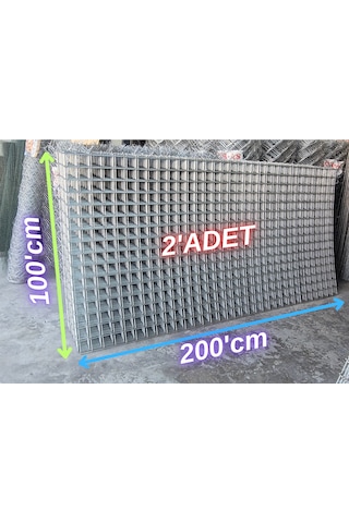 Hasır Tel- 5.5 X 5.5 Göz Aralıklı - 3.5'mm 100 X 200 Ebatında - 2 Adet
