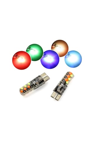 T10 Kumandalı Rgb Led Park Ampulü