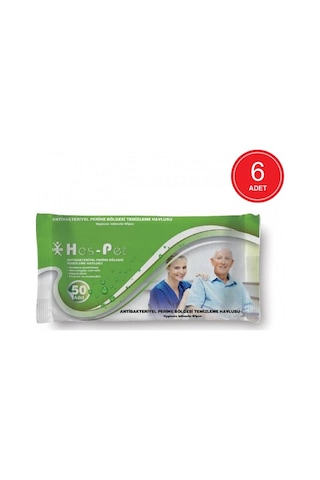 Has-Pet Antibakteriyel Perine Bölge Temizleme Havlusu 6 X 50'Li