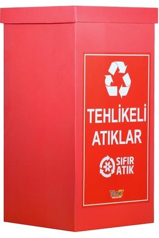 Geri Dönüşüm Kutusu - Atık Kutusu Tehlikeli Atıklar