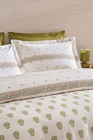 Puffy Lotus Tek Kişilik Pike Takımı - Bej