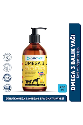 Onevet Omega 3 Kedi Ve Köpekler Için Balık Yağı
