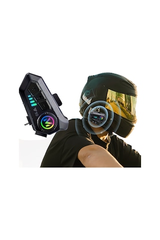 Y10 1000mah Motosiklet Kask Kulaklığı Sesli Kontro Kablosuz Eller Açık Konuşan Kulaklık Ahizesiz Çağrı Müzik Kulaklık Yumuşak İzler