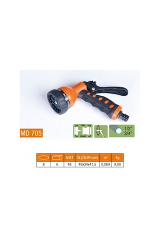 Fırat Thermo Kauçuk Bezli Lüx Bahçe Sulama Hortumu Yarım Parmak