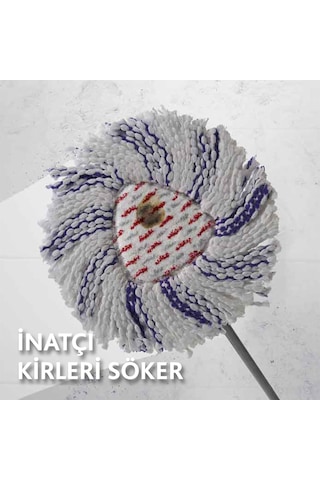 Vileda Turbo Temizlik Seti Mikrofiber Yedek Paspas 3'lü