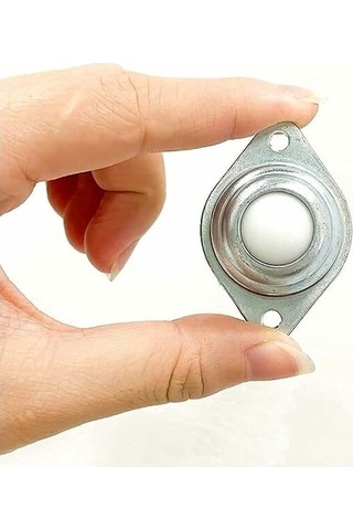 Novahub Gu.b/bon 8 Adet Evrensel Mobilya Tekerleri, Galvanizli Demir Naylon Toplu, Gürültü Düşük, Kolay Kurulum, 10-15kg Kapasite, Transfer Tekerleri -