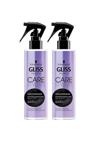 Schwarzkopf Gliss Care Stylers Elektriklenmeye Karşı Saç Bakım Sütü 2 x 150 ML