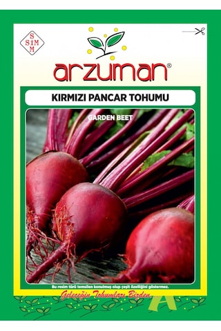 Arzuman Kırmızı Pancar Tohumu 10 G Arzuman Kırmızı Pancar Tohumu 10 G