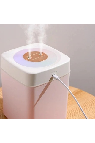 Divex Renkli Işıklı Çift Püskürtmeli Hava Nemlendirici 3l Humidifier H-18