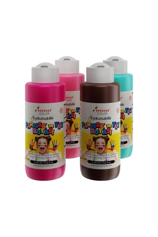 Tamamlayıcı Renkler Parmak Boyası 4&apos Lü Set 4x120ml Diğer