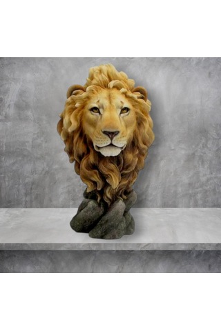 Veronese Koleksiyon Aslan Kafası Figür 20x33cm