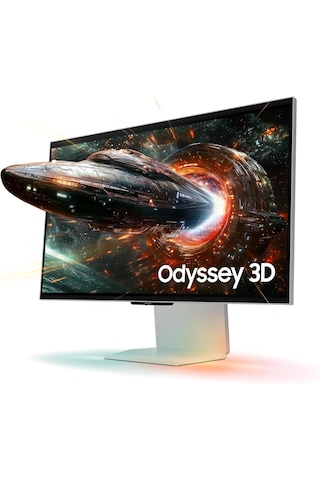 Samsung 27" Odyssey 3d G90xf 4k 165 Hz Gaming Monitör Gümüş