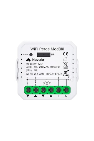 Tuya Uyumlu Wifi Perde Panjur Kepenk Kontrolcüsü