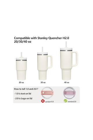Yenigeldi 1 Set 3 Parça Bej, Pipet Tıpası 40 Ve 30 Oz Termos İçin Sızdırmaz Seti,bej