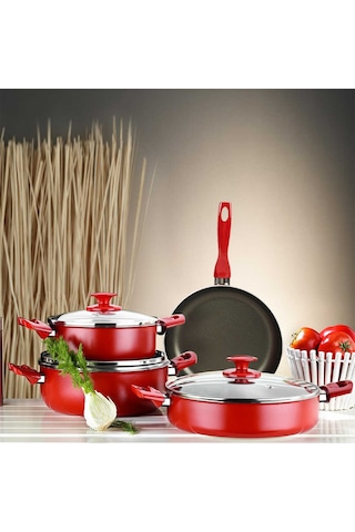 Papilla Redio 7 Parça Tencere Seti