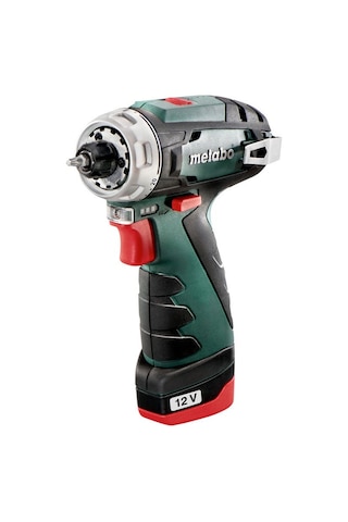 Metabo Powermaxx BS 12V 2 Amper Bez Çantalı Tek Akülü Matkap