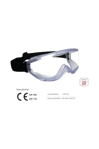 Buğulanmaz Şeffaf Google Gözlük Starline G-032kn-c