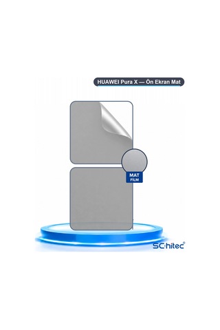 Schitec Huaweı Pura X Uyumlu Ön Yüzey Mat Hidrojel Ekran Koruyucu 14583525