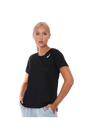 Nike Dri-fit Race Top Ss Kadın Koşu Tişört - Dd5927-9355 SIYAH