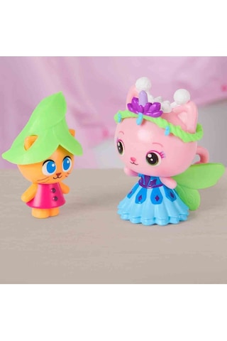 Gabby S Dollhouse 2 Li Figür Seti - Queen Kitty Fairy Kitty Gnome