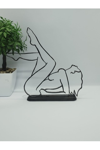 Yatarak Poz Masa Dekor Hediye Fikri Sanat Heykeli