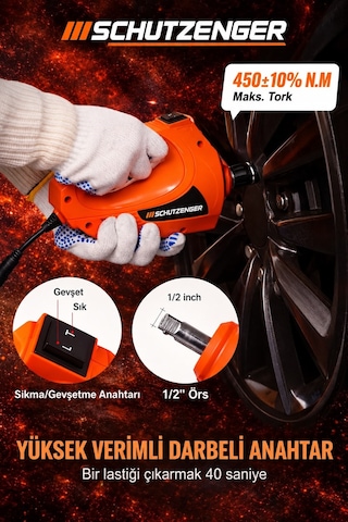 3 Lü Araç Seti 5 Ton Kriko Kompresörlü Ve Somun Sökme Sıkma 2 Anahtarlı 12volt German Çantalı Sp302