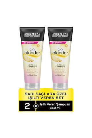 John Frieda Go Blonder Lightining Işıltı Veren Şampuan 2 x 250 ML