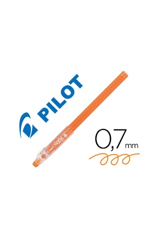 Pilot Frixion Ball Stick Roller Silinebilir Jel Kalem 0.7 mm Turuncu F04-O