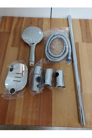 Sürgülü Duş Seti Krom