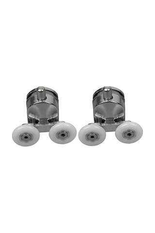 Duşakabin Tekerleği Alt Teker Teker Çapı 24 Mm 2 Adet Krom Duşakabin Tekerleği Alt Teker Teker Çapı 24 Mm 2 Adet Krom