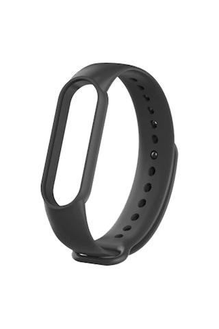 Xiaomi Mi Band İle Uyumlu 3/4/ 5/6 İle Uyumlu Saat Kayışı Xiaomi Mi Band 3 4 5 6 İle Uyumlu Kaliteli Termoplastik Kordon Siyah