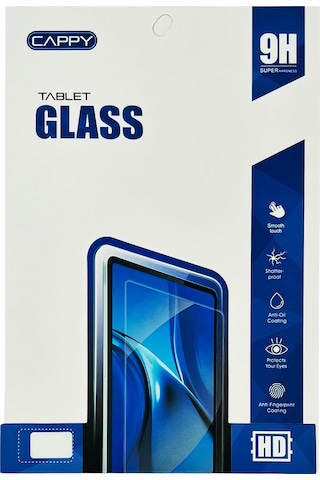 Nettech Samsung Galaxy Tab S10 Fe Plus Uyumlu Ön Koruma Cam Ekran Koruyucu - Şeffaf
