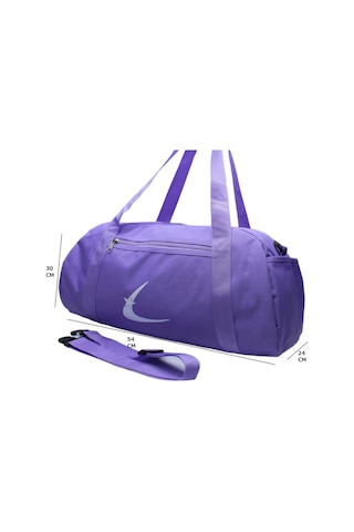 Msmixxstore Lila Renk Suya Dayanıklı Kumaş Seyahat Spor Gym Ve Fitness Çantası Lila