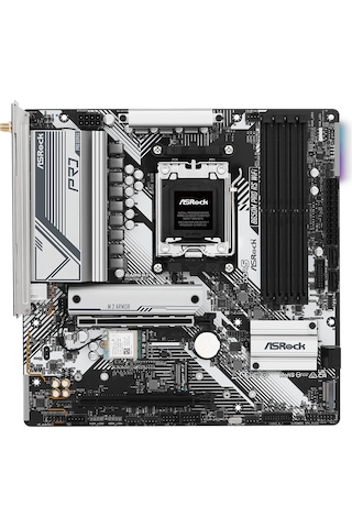 Asrock B650m Pro Rs Wıfı 7200mhz Ddr5 Soket Am5 M.2 Usb 3.2 Hdmı Matx Anakart