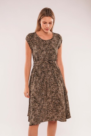 Gabria Kadın Gabria Desenli Elbise Leopar Çok Renkli