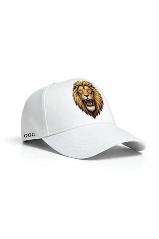 Ogc Aslan Unisex Şapka Beyaz